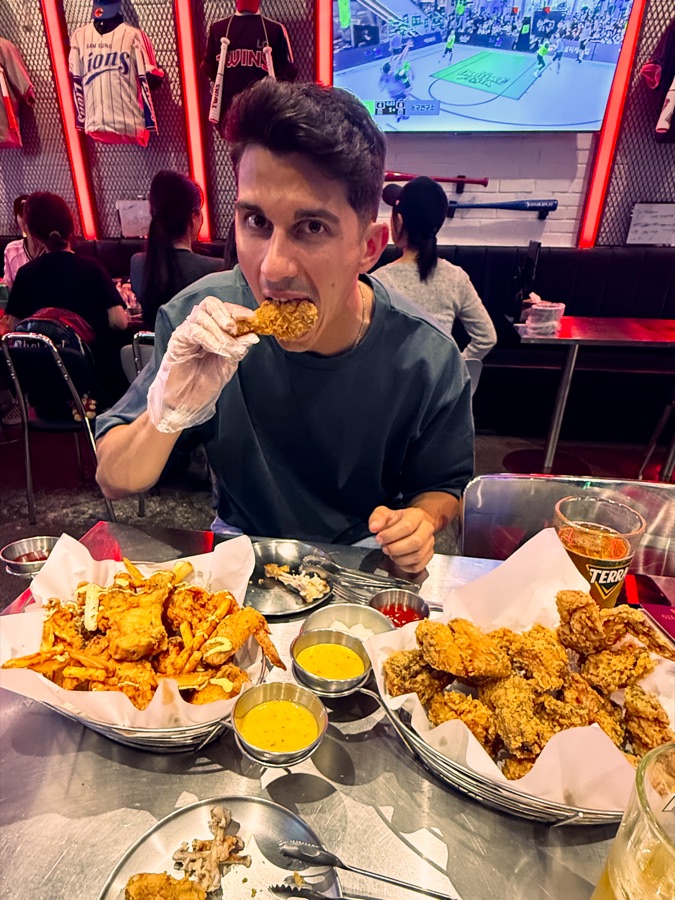 Pollo fritto coreano croccante